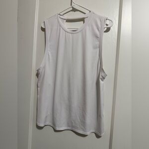 Fabletics White Muscle Tee